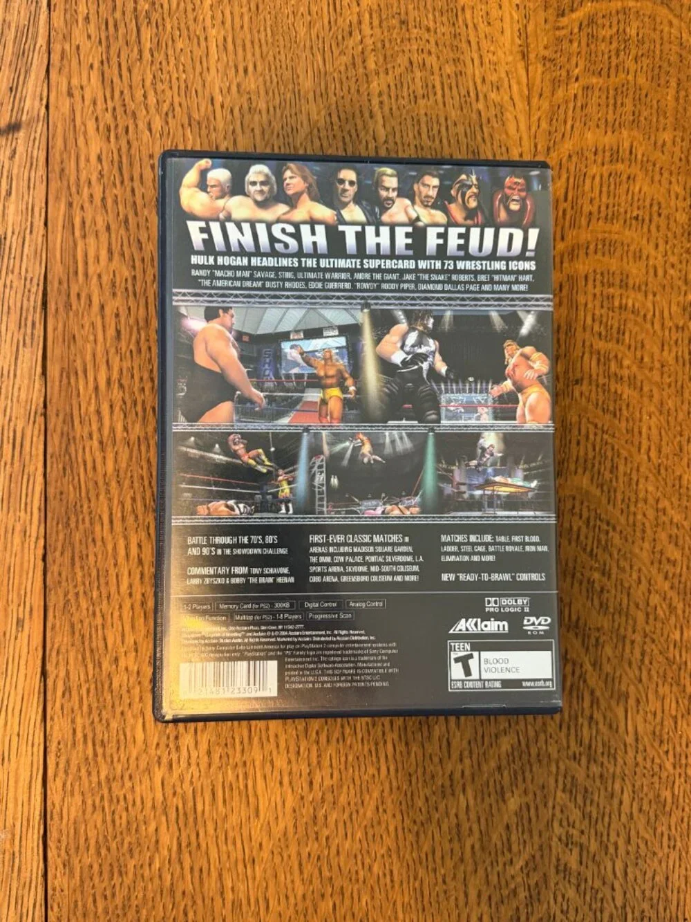 PS2 Showdown Legends of Wrestling Game